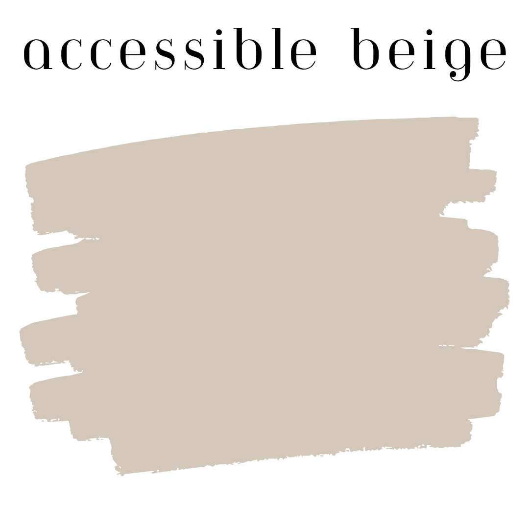 Beige yang Dapat Diakses